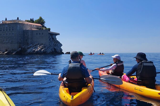 3.5-Hour Kayak Tour from Beсiсi to Sveti Stefan Island - Stop Near Sveti Nikola: Wild Beaches, Caves, and a Sense of Adventure