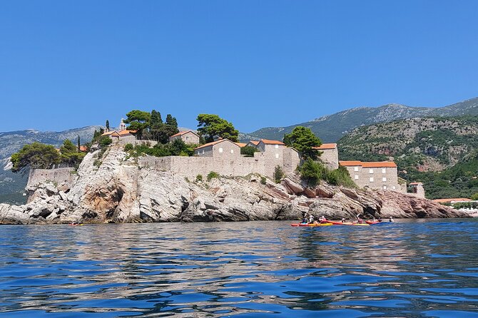 3.5-Hour Kayak Tour from Beсiсi to Sveti Stefan Island - Sveti Stefan From the Sea: Luxury Walls, Villa Milocer, and a Closed Island
