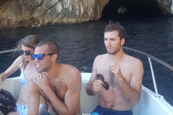 3h-Private Bout: Kotor bay and Blue Cave attraction (Free Drinks) - Stop 1: Blue Cave swim time, snorkel gear, and why a jacket helps