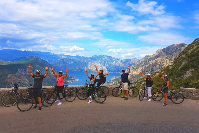 Bike tour - Panoramic downhill from Njeguši and Kotor serpentines - Njegoš birthplace and Njeguši ham tradition in a 15 minute stop