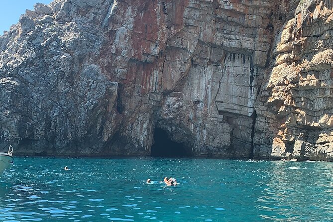 Blue Cave Kotor Swim, Mamula&Lady of the Rock 3 Hour Ticket Tour - Blue Cave swim time: iconic blue light, snorkel gear, and realistic expectations