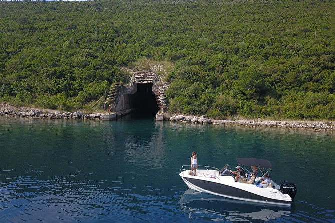 Boat tour to Lady of the Rock , Submarine base & Blue Cave swim - Why this Kotor Bay speedboat combo works in 3 hours