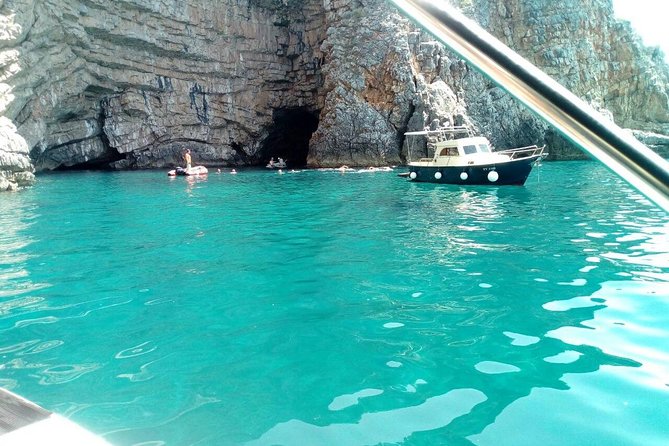 Boat tour to Lady of the Rock , Submarine base & Blue Cave swim - Stop 3: Luštica submarine base entrance that is actually free