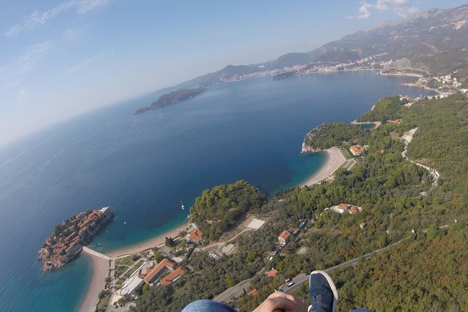 Exclusive Paragliding Montenegro - Stop 2: Bečići Paragliding Montenegro, the flight setup you’ll feel confident with