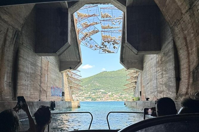 Experience Speedboat Tours in Kotor, Montenegro - Portonovi Beach Club Area: Submarine Tunnels and Cold War Secrets