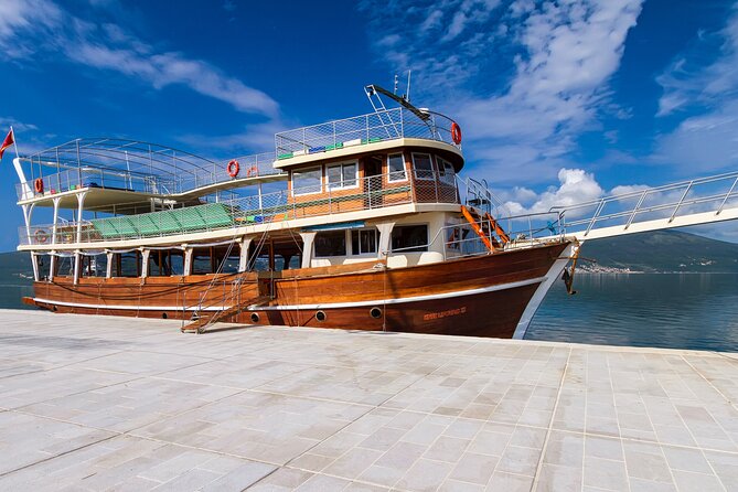 From Tivat/Kotor: Whole Boka Bay Guided Cruise, Comfortable Ship - Mirište Cove swimming: the clean-water break you will remember