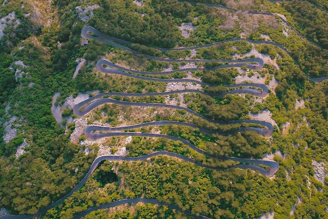Great Montenegro Tour-Lovcen NP,Mausoleum Lovcen,River of Crnojevic,Sveti Stefan - Lovćen National Park and the Petar II Njegoš Mausoleum: stairs and 360-degree payoff