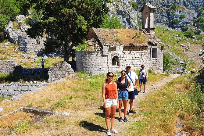 Hiking downhill from Krstac to Kotor, visit San Giovanni fortress - Walking back into Old Town Kotor: finish right where you started exploring