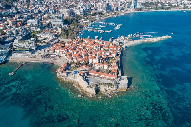Kotor-Budva-St Stefan tour - including tasting traditional food and wine - Budva Old Town free time, plus time near the city walls