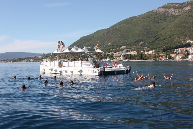 Kotor Cruise: Perast, Our Lady of The Rocks, Mamula, Blue Cave, Porto Montenegro - Drinks, guide energy, and the boat layout that affects comfort