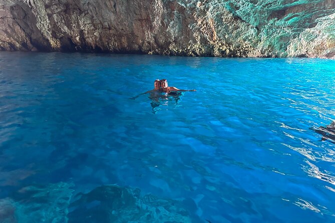 Lady of the Rock and Mamula with Blue Cave Private Tour - Blue Cave: jump, swim, and snorkeling gear in a big natural spot