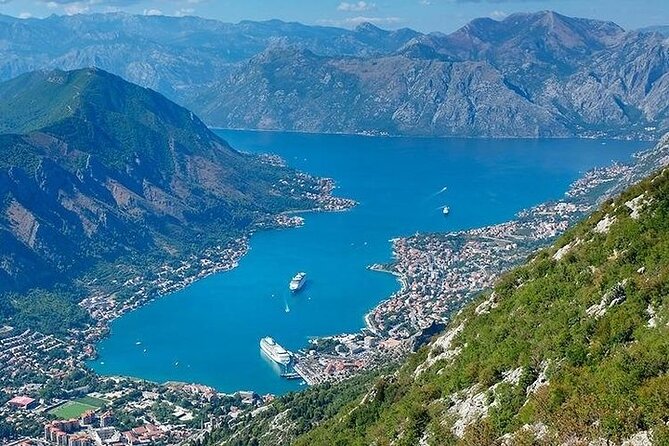 Mini Montenegro Private Tour to Njegusi, Cetinje, Budva and Kotor - The serpentine climb out of Kotor, with the M-shaped love legend