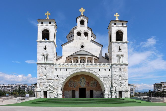 Podgorica Car Trip - Architecture, History, Wine tasting, Churches, Doclea city - Saborni Hram Hristovog Vaskrsenja: Montenegro’s biggest Orthodox church