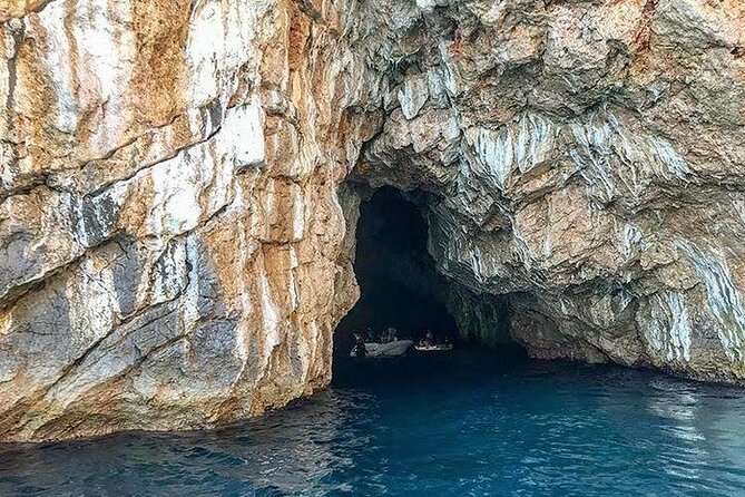 Private tour:Blue Cave,Mamula Island, Submarine Tunnel, Our Lady of the Rock(3h) - Blue Cave, then straight into Boka Bay’s big sights