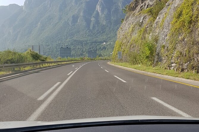 Private Transfer from Budva to Podgorica Airport and city - The mountain drive to Podgorica Airport, views included