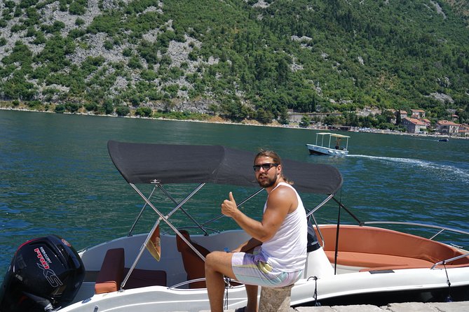 Speed Boat Trip: Kotor Bay attraction , Blue Cave and beach time - Blue Cave main event: snorkeling, cold water, and quick timing