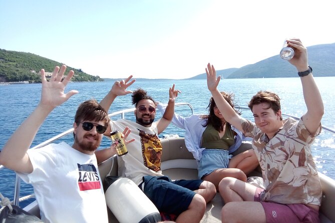 Speedboat Tour to Lady of the Rock, Mamula and Blue Cave Swim - Cruising past Tivat Bay and the ex-submarine tunnel