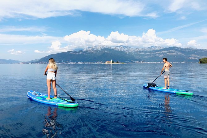 Stand-Up-Paddle Board at Bay of Kotor from Tivat or Kotor - Gear That Changes the Experience: SUP Board, PFD, Drybag, and Real Help for First Timers