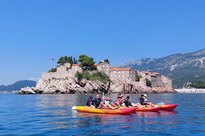 SUP-board and kayak rental point: from 1 hour to full day - Sveti Stefan From the Water: A Different View of the Rocks