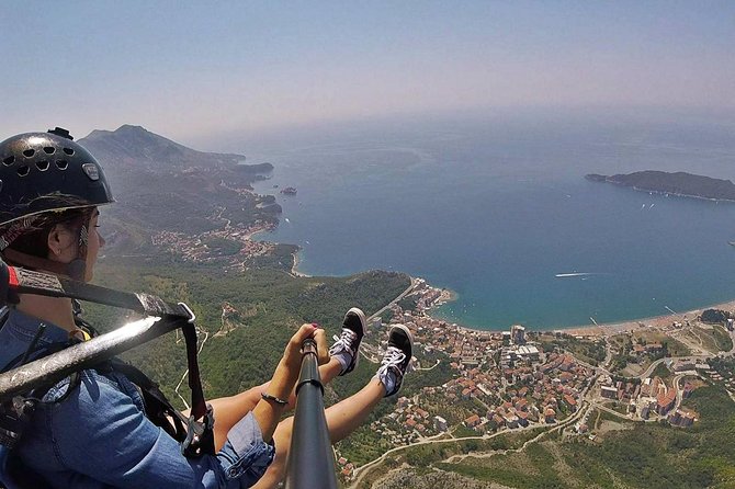 Tandem paragliding in Budva /All-inclusive - Transfers, Meeting Hours, and the English-Friendly Setup